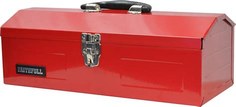 faithfull metal heavy duty tool box|Faithfull FAITBB19 Metal Barn Tool Box 484 mm (19 Inch).